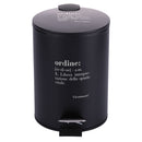 Pattumiera "Ordine" 3 Litri Ø17x23,5 cm in Plastica VdE Tivoli 1996 Nero