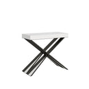 Consolle Allungabile 90-300x40x77 cm in Nobilitato Bianco