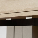 Credenza Moderna Multiuso con Armadietto e Cassetto 80x30x96,5 cm in Legno Naturale