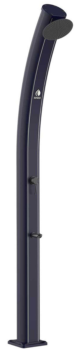 acquista Doccia Solare da Giardino 35L Miscelatore e Lavapiedi Sined Dafne Blu