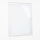 Bacheca con Apertura a Battente 52,1x69,6x2,3 cm in Alluminio Silver