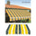 Tenda da Sole con Bracci Retrattili 3x2,5m Tessuto in Poliestere Disegno P3002
