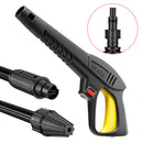 Pistola Idropulitrice a Spruzzo 160Bar con 2 Lance Compatibile Idropulitrici in PP e Fibra di Vetro Nero      