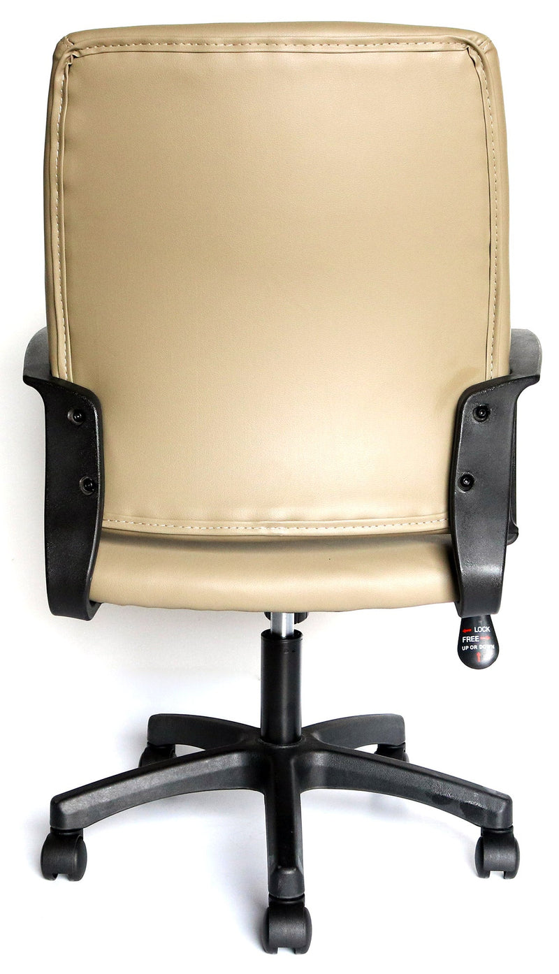 Sedia Poltrona Operativa da Ufficio in Similpelle Vandi Tortora