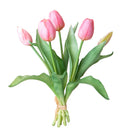 Set 3 Fiori Artificiali Tulipano per 5 Fiori 43 cm 