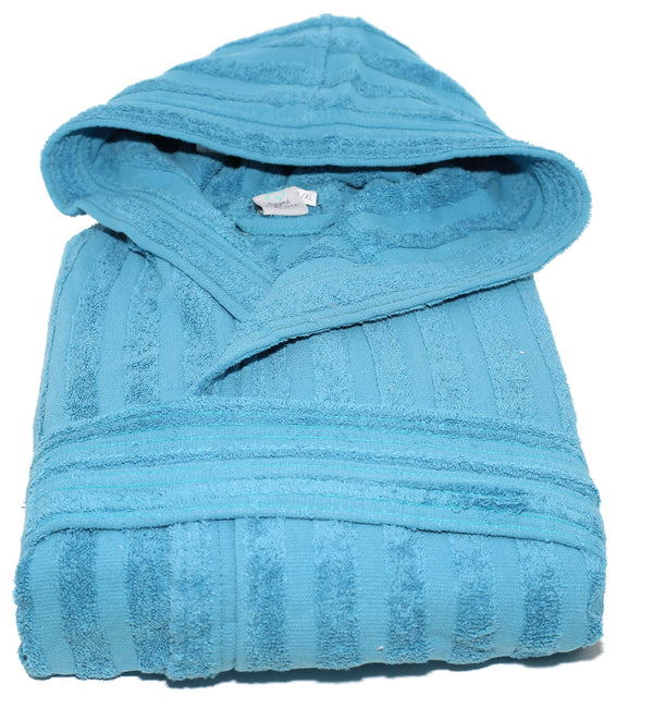 prezzo Accappatoio in Spugna 100% Cotone Sally Lines Petrolio