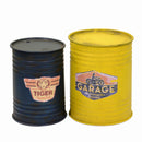 Set 2 Bidoni in Metallo ø36H42cm Motor