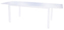Tavolo Allungabile da Giardino 160/240x90x75 cm in Alluminio Bianco