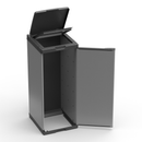 Pattumiera 1 Anta 34x38x87 cm Raccolta Differenziata con Portasacco 80 Litri    