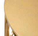 Tavolo da Caffé Venice Ø80x42 cm in Ferro Oro