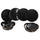 Servizio Piatti 12 Pezzi in New Bon China VdE Tivoli 1996 Luxury Black