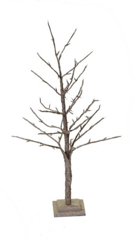 Albero di Natale Luminoso 78 LED in Carta H93cm Oro