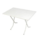 Tavolo pieghevole 70x110x75 cm bianco