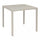 Tavolo Manchester Impilabile 80x80x73h cm in Acciaio Tortora