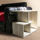 Tavolino Design Moderno 5 Ripiani 60x30x50cm Casa Ufficio Beige