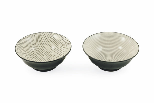 prezzo Insalatiera Ø21x8,5 cm in Gres Villa d'Este Home Tivoli Confusion Spirale o Righe