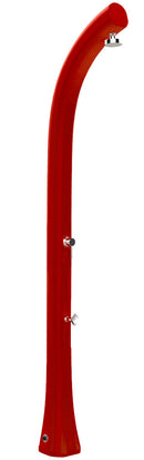 Doccia Solare da Esterno Giardino 30L Miscelatore e Lavapiedi Arkema Jolly Plus Ruby