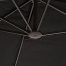 Ombrellone da Giardino Doppio 460x270x240 cm in Acciaio e Poliestere Nero