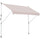 Tenda da Sole Avvolgibile 3x1.5m Autoportante Beige