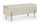 Panca Fondo Letto 2 Posti 110x42x42 cm con Vano Contenitore Irina Naturale