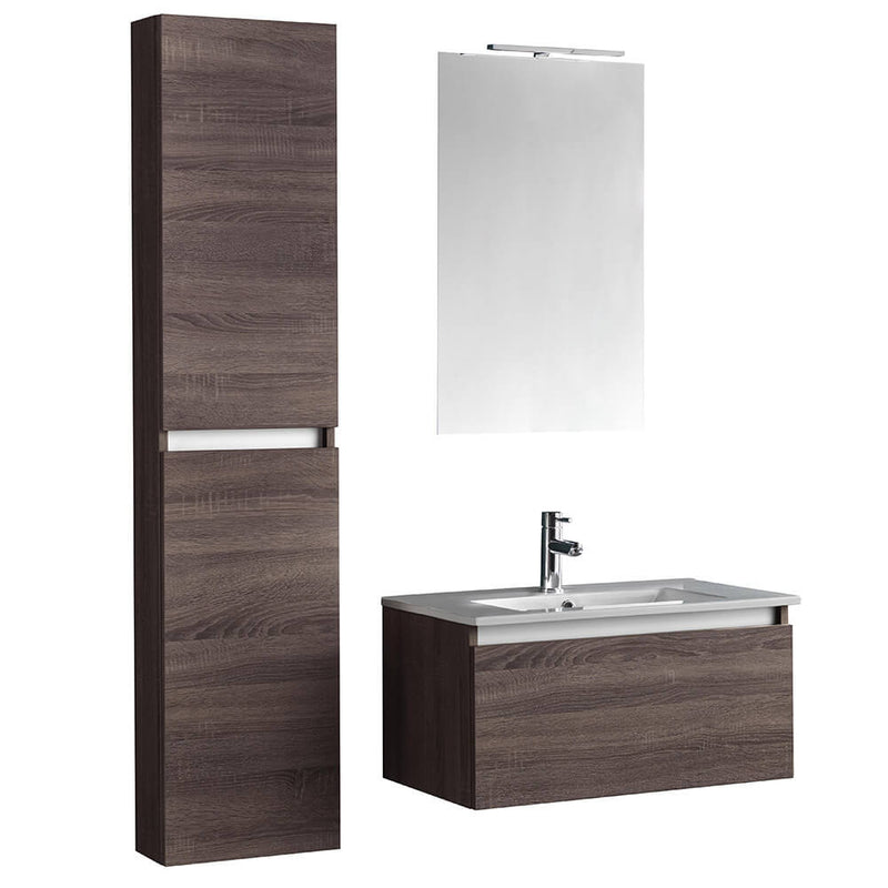 Mobile da Bagno sospeso Ibiza 12 Tabacco Scuro TFT