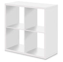 Libreria Quadrata con 4 Vani 77x33x77 cm Fumer Quadra-4B Bianca