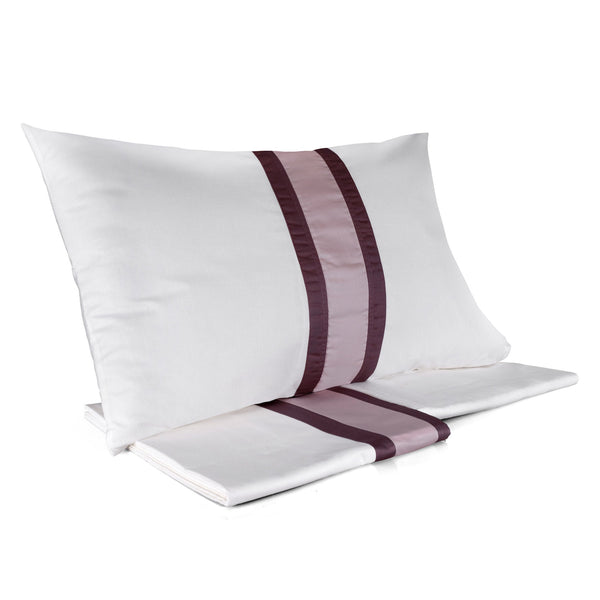 online Set Lenzuola Sopra Sotto e Federe Balza in Raso Mitera Polinesia Georgia e Incenso Varie Misure