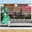 Fotomurale - Simboli Nyc 300X210 cm Carta da Parato Erroi