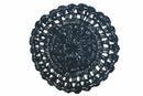 Set 6 Tovagliette Tonda Ø38 cm Villa d'Este Home Tivoli Uncinetto Ocean