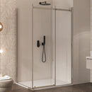 Box Doccia Angolare 1 Anta Scorrevole in Cristallo Trasparente 8mm H195 Bonussi Elise 3.0 Varie Misure