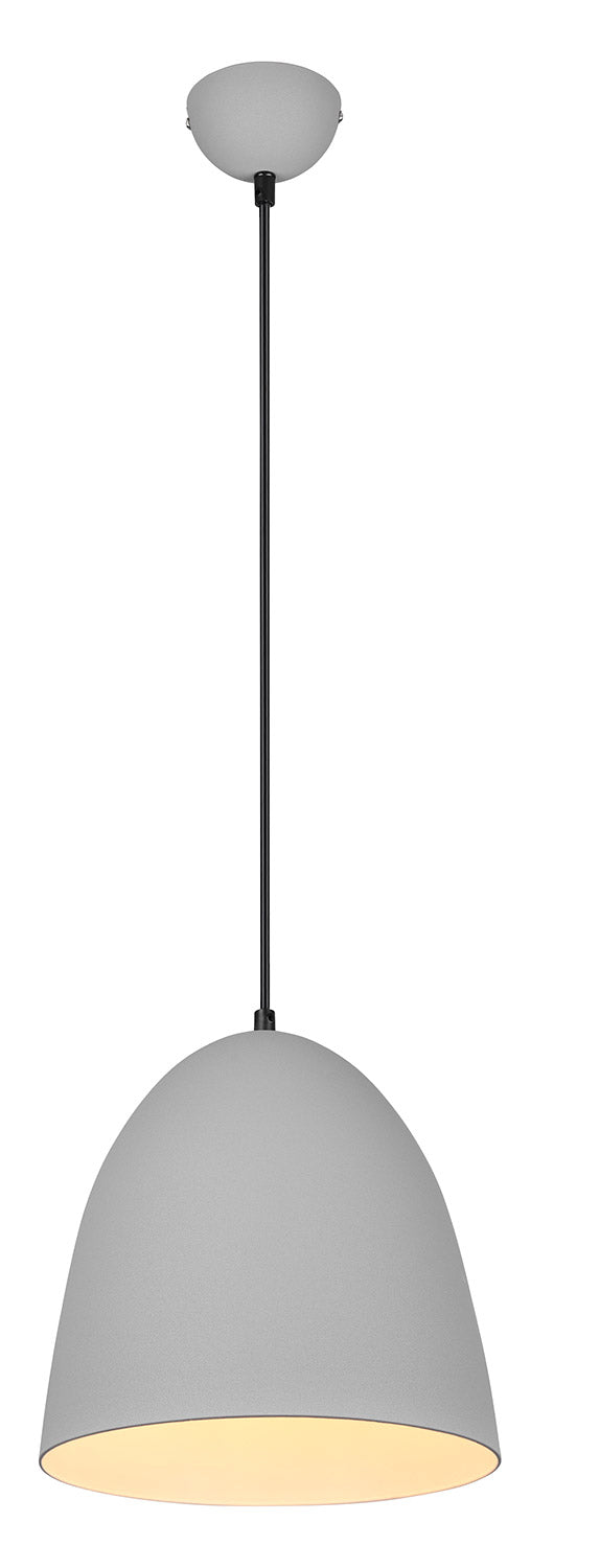 Lampada a Sospensione da Interno Attacco E27 in Metallo Grigio online