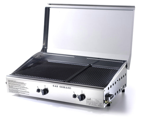 Doppia Piastra di Cottura in Ghisa a Gas GPL e Metano Ompagrill Plancha Double 4069/Cover/M prezzo
