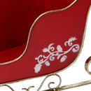 Slitta metallo rosso cm 35,5x17,8xh20,3