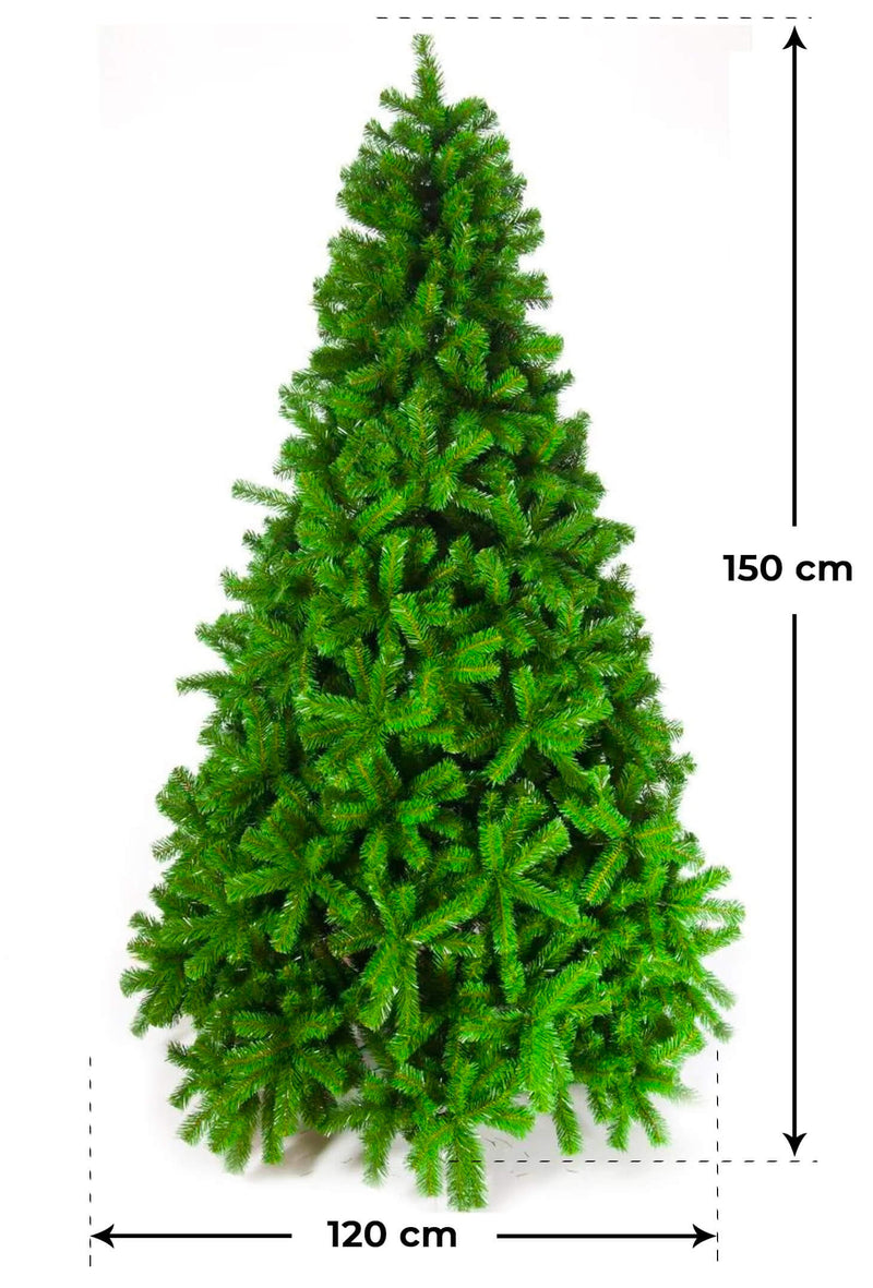 Albero di Natale Artificiale Apertura ad Ombrello Himalaya Verde Varie Misure