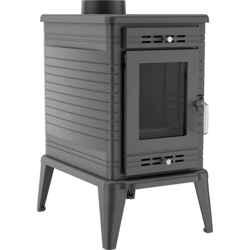 Stufa a Legna 6/13KW in Ghisa Flig El Paso 150 Nera