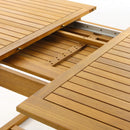 Tavolo Allungabile da Giardino 150/200x100x74 cm in Legno