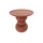 Tavolino Ø 41x42 cm Alka in Acciaio Terracotta