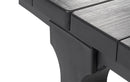Tavolo Doppio da Giardino 295x90x74,5 cm in Resina Keter Kulie Double Antracite