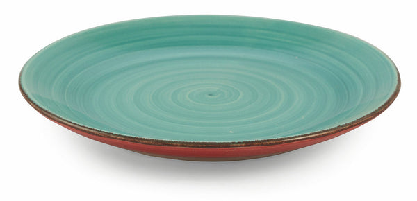 online Set 6 Piatti Frutta Ø19x2,5 cm in Gres Villa d'Este Home Tivoli Baita Azzurro