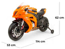 Moto Elettrica per Bambini 12V KTM RC 8C Arancione