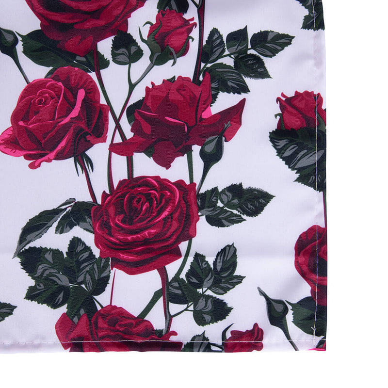 Tovaglia 140x240 cm 10/12 Posti in Poliestere VdE Tivoli 1996 Rose Baroque