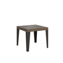  Tavolo Allungabile 90-246x90x77 cm Flame Tortora Telaio Antracite