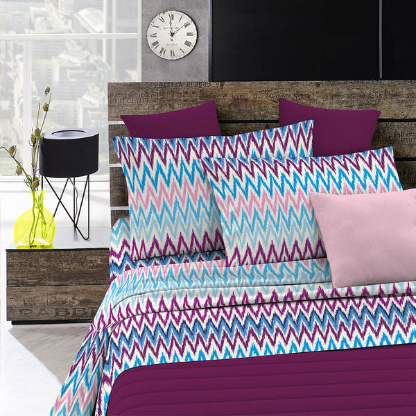 Set lenzuola stampa sopra Sotto e Federe Freqenze sconto