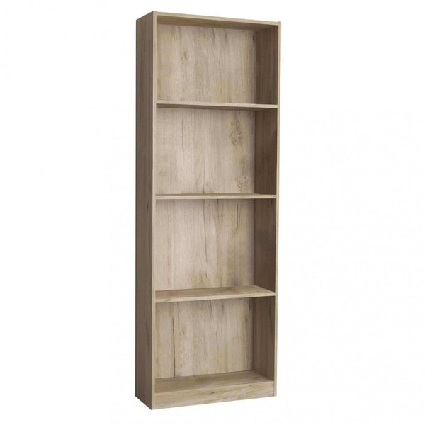 acquista Libreria Line Olmo 60x24x170 h cm in Truciolare bilaminato Rovere grigio