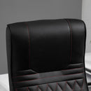 Sedia Poltrona Direzionale da Ufficio in Similpelle  Nera