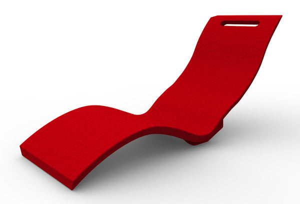 acquista Lettino Chaise Longue da Esterno Giardino Seduta a Terra Arkema Serendipity Ruby