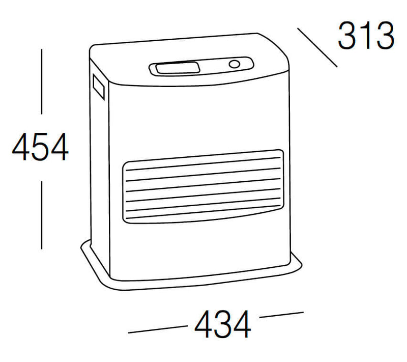 Stufa Elettrica a Combustibile Liquido Portatile 4000W Karlsen Inverter 6026 Grigia