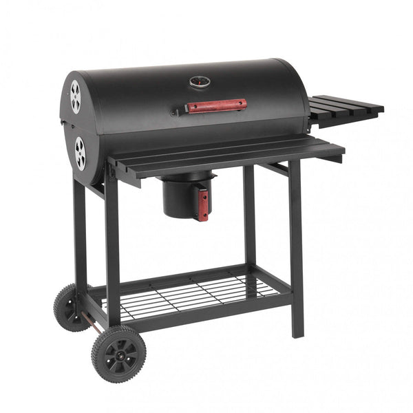 Barbecue a Carbonella 113x70x97,5 cm cm in Acciaio Nero prezzo
