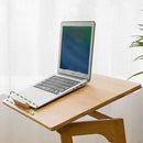 Tavolino Porta PC Computer da Letto Divano Reclinabile in legno