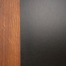 Lavagna con Cornice in Legno 80x120 cm in Legno Dark Wood